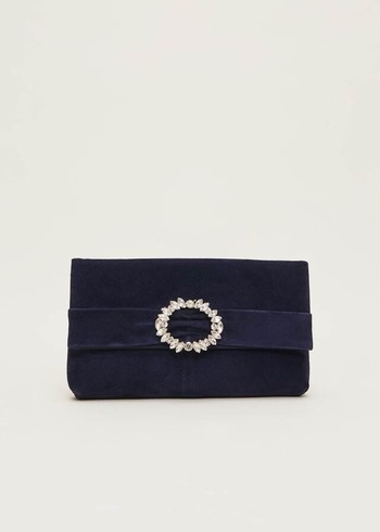 Phase Eight Embellished Slim Bags Navy Canada | HIQUVW-825